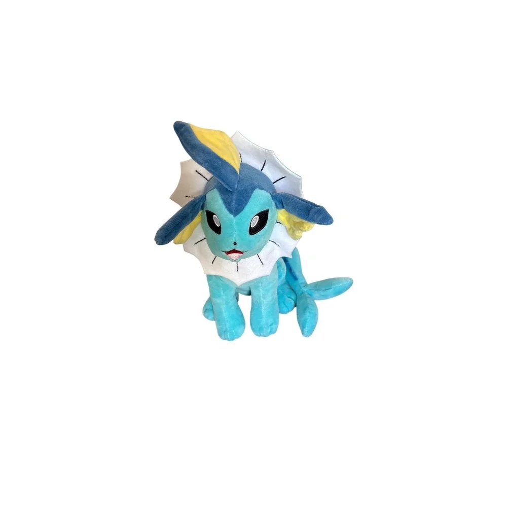 Pokemon Vaporeon Plush Stuffed‎ Animal Blue Water Type Eeveelution Toy 2024